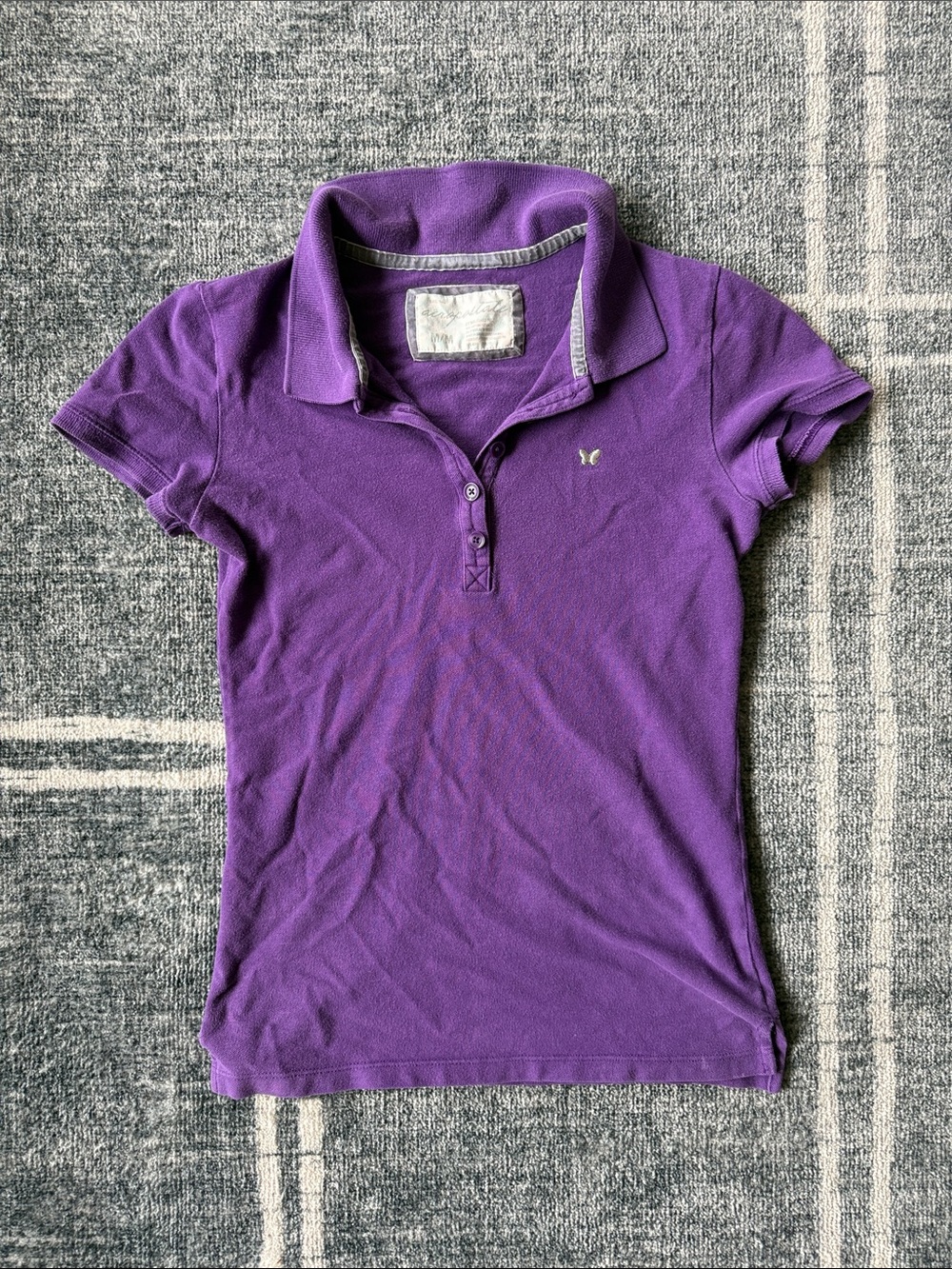 Aeropostale mini purple collared tee